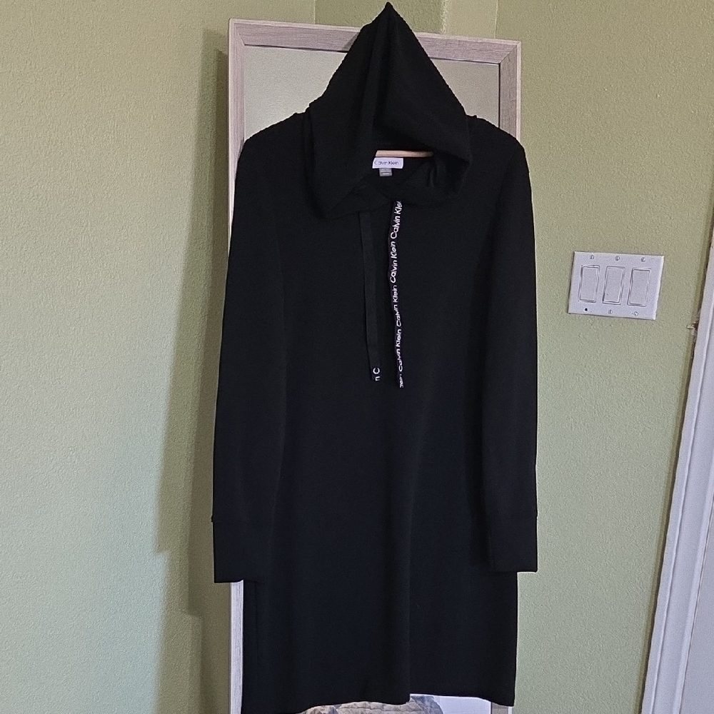 Calvin Klein Black Hooded Garment